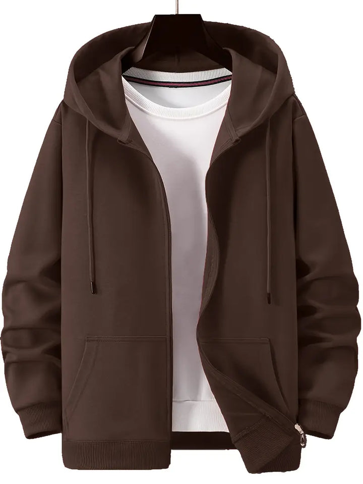 Townsend - Sudadera Ligera Con Capucha y Cremallera