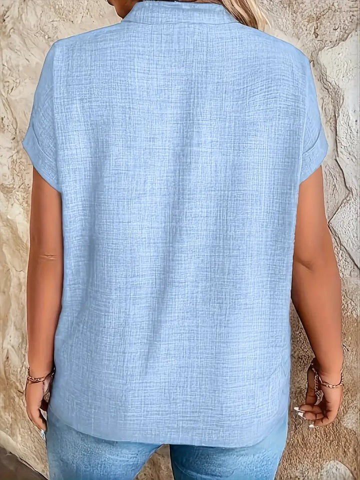 Rosabelle - Blusa Informal Con Cuello En V