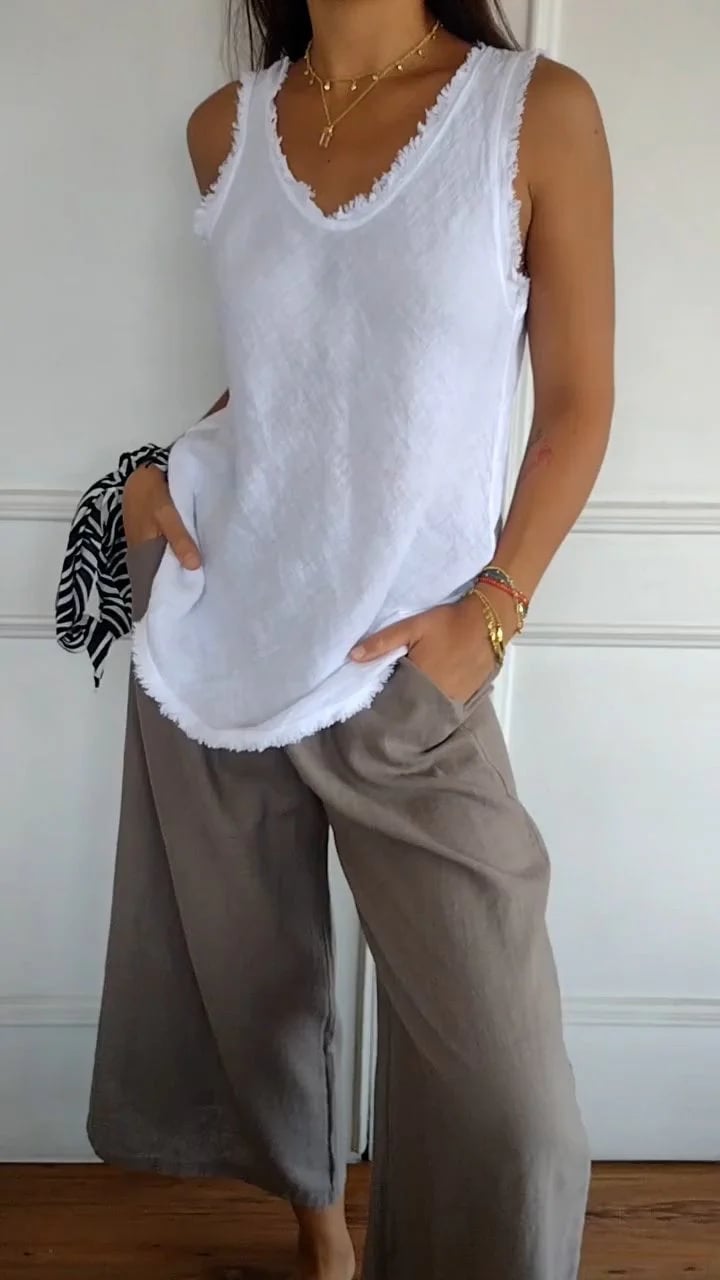 Myriam - Chaleco Con Cuello en V