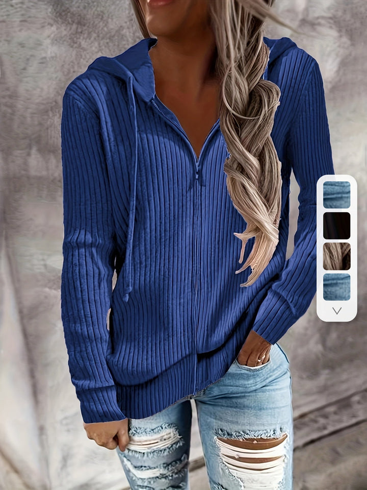 Moira - Sudaderas Con Capucha, Cremallera y Cordón Regulable, Manga Larga