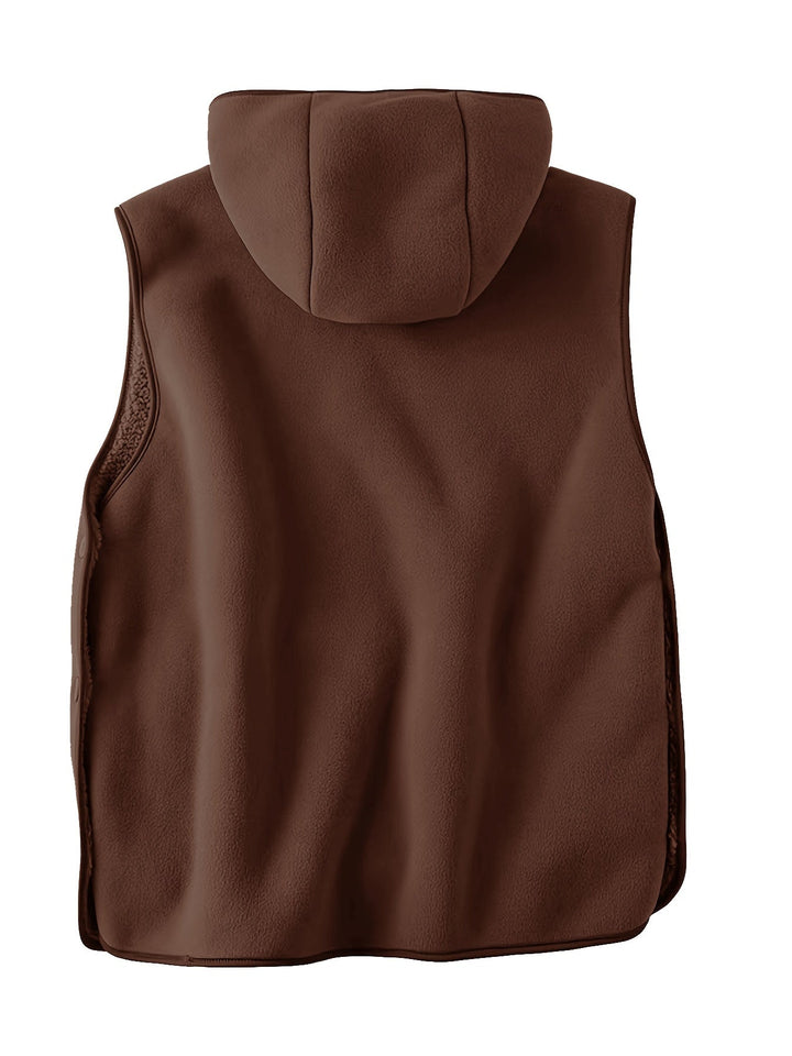 Niles - Poliéster Sin Mangas Con Capucha para Invierno