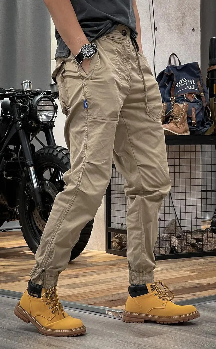Guntram - Pantalones Cargo Elásticos Con Elastano