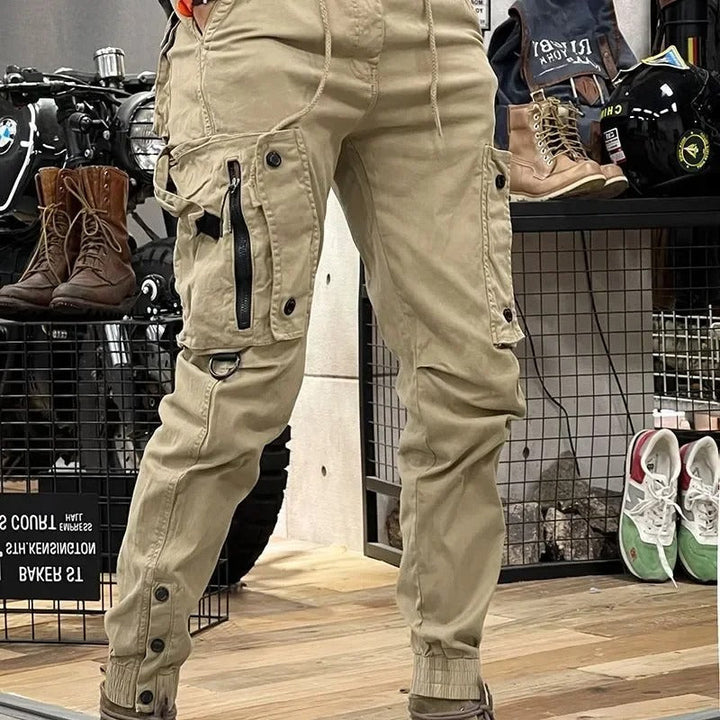 Guntram - Pantalones Cargo Elásticos Con Elastano