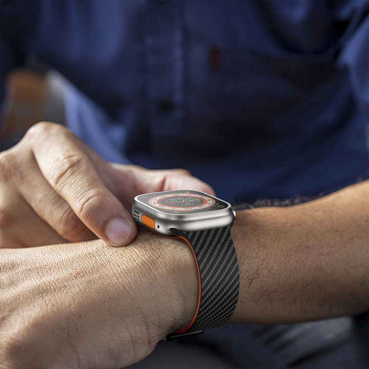 FuryBand -  Correa para Apple Watch Fury de Fibra de Carbono