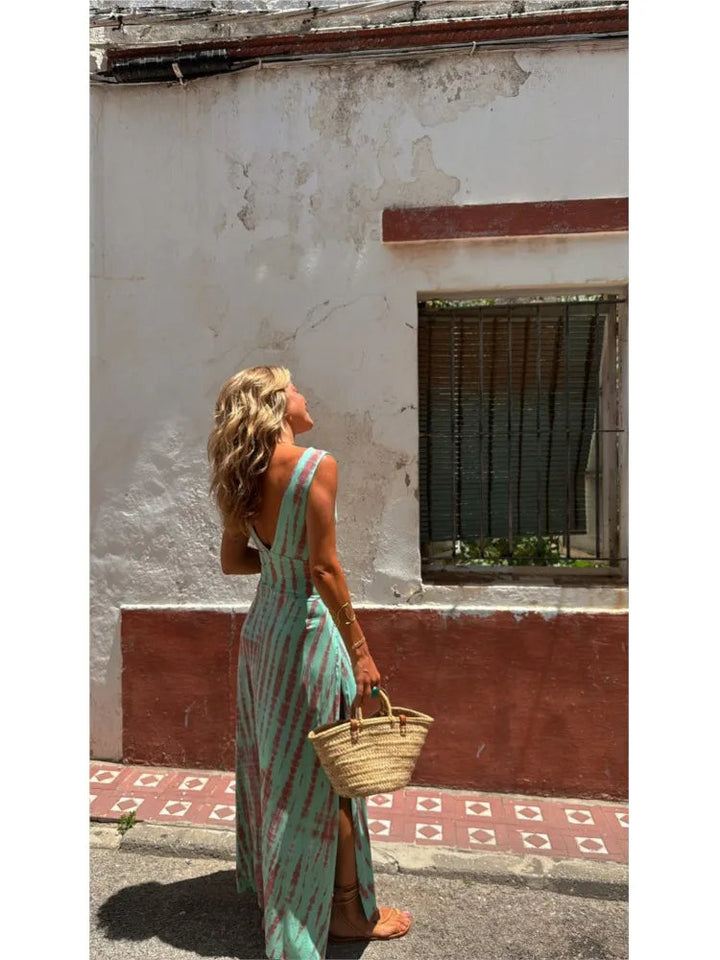 Teigra - Vestido Elástico Dividido