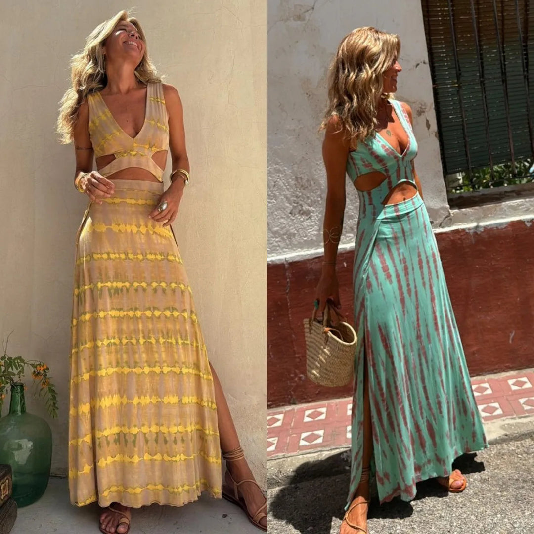 Teigra - Vestido Elástico Dividido