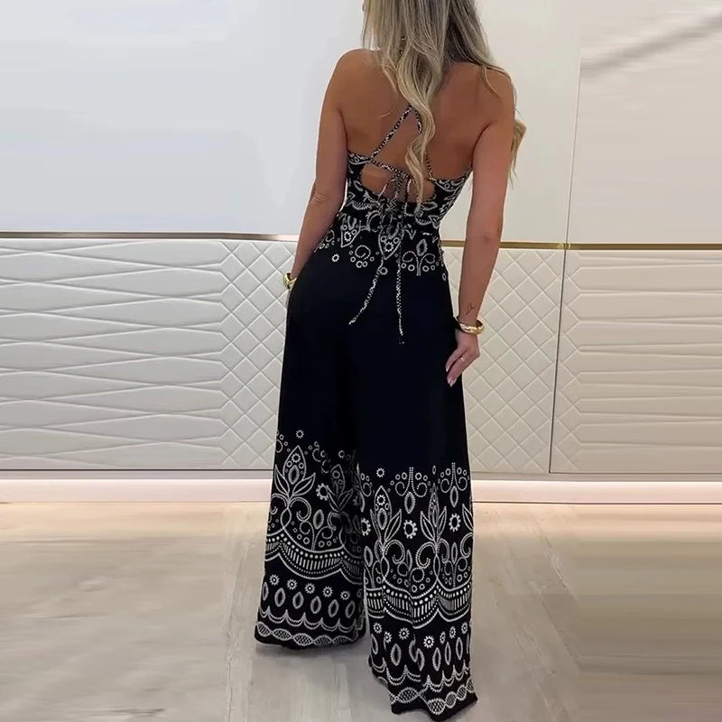 Gulshat - Elegante Conjunto De Pantalones Con Estampado