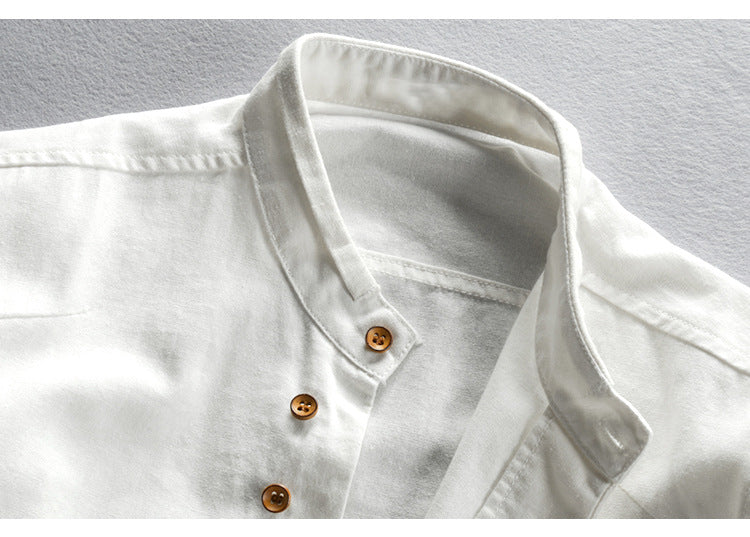 Tevin - Camisas Informales de Manga Larga