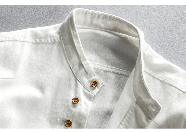 Tevin - Camisas Informales de Manga Larga