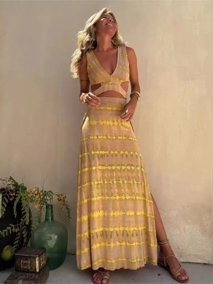 Teigra - Vestido Elástico Dividido