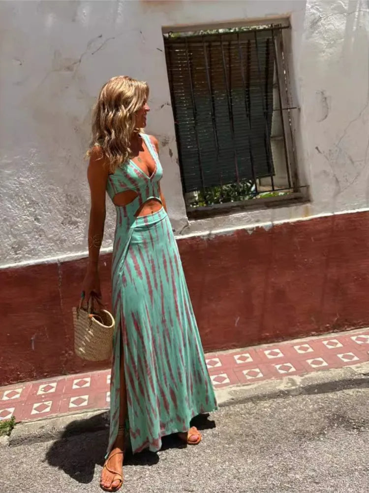 Teigra - Vestido Elástico Dividido