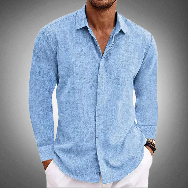 Glynn - Camisa Informal De Manga Larga