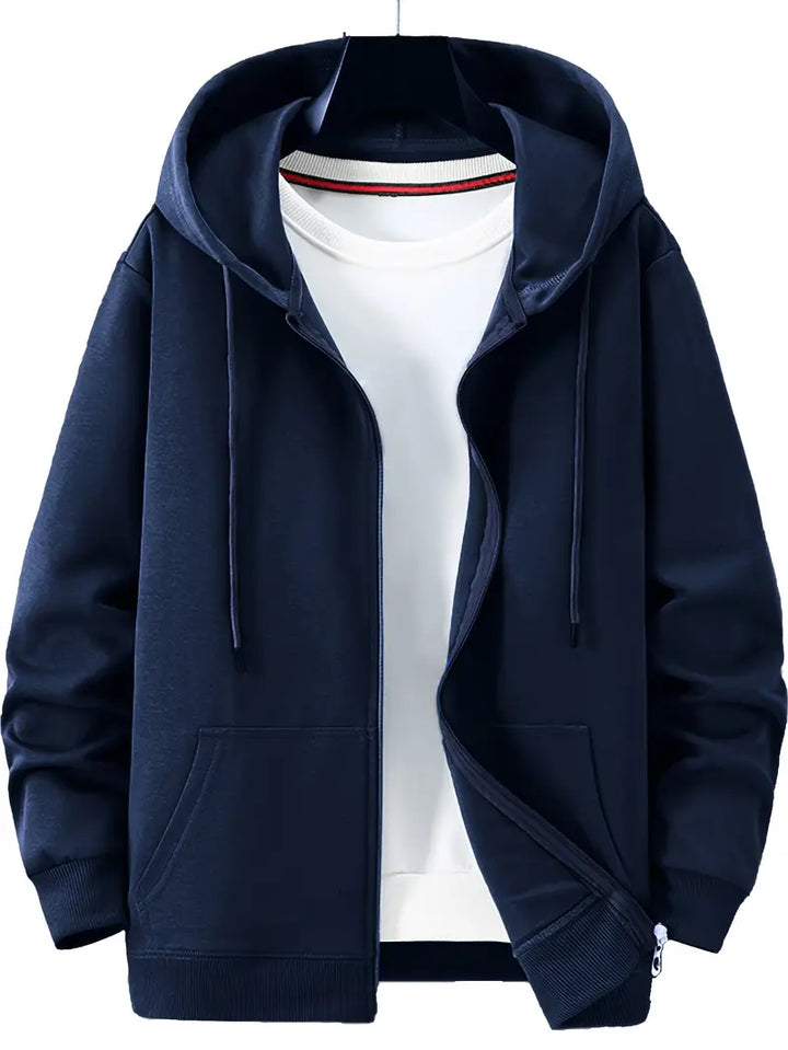 Townsend - Sudadera Ligera Con Capucha y Cremallera