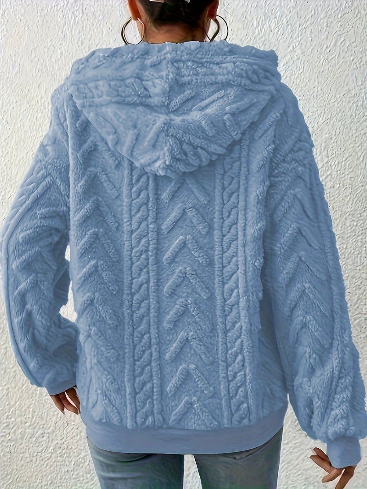 Andrine - Manga Larga Con Capucha Chaqueta