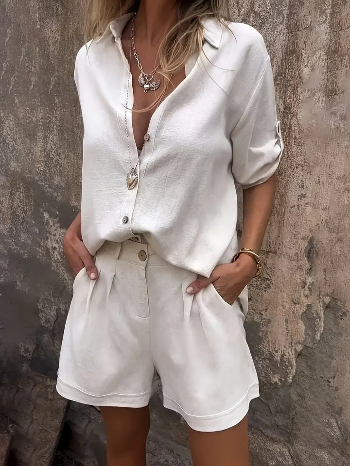 Arampatzi - Elegante Conjunto De Dos Piezas Para el Verano