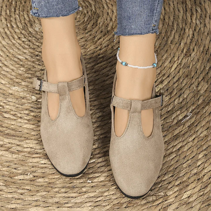 Nannie - Mocasines Ortopédicos Cómodos Con Hebilla