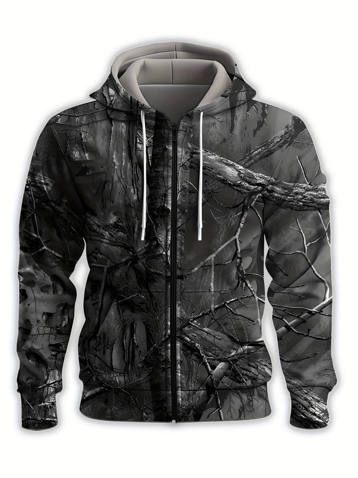 Whitaker - Sudadera Con Sucursal Estampada y Cremallera
