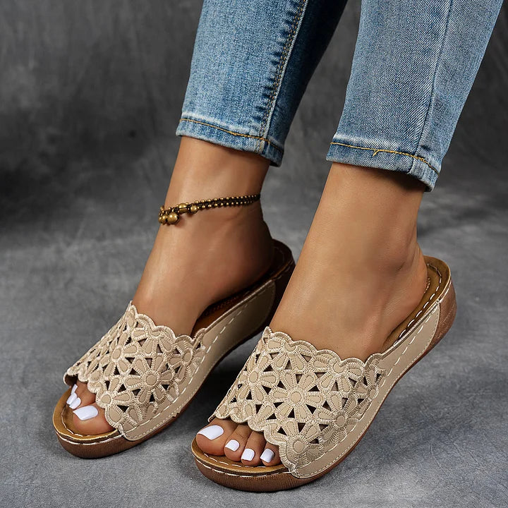 Navodya - Sandalias Elegantes Con Motivos de Peces
