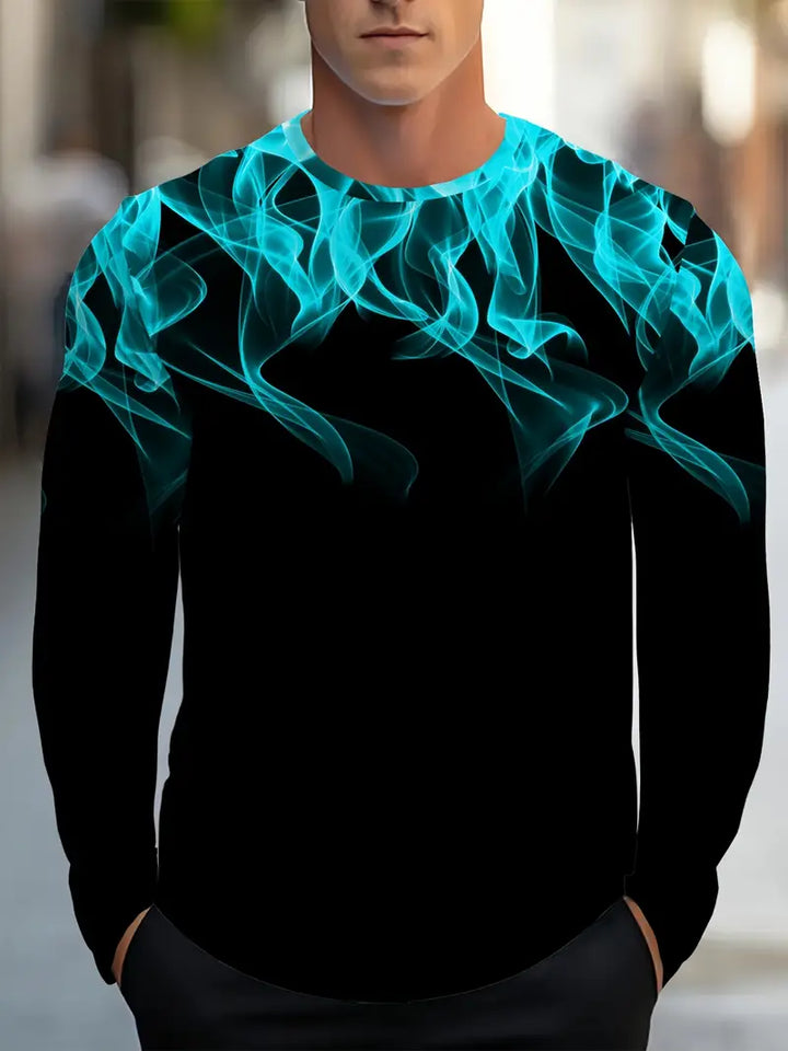 Bartlett - Camisa Informal De Manga Larga Con Cuello Redondo