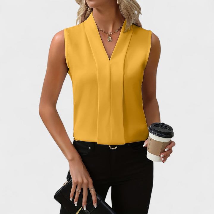 Nekane - Elegante Blusa Sin Mangas