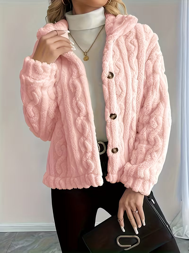 Losina - Chaqueta De Peluche Con Textura De Trenzado