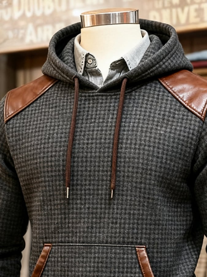 Southee - Sudadera Con Capucha De Manga Larga y Diseño Tipo Gofre