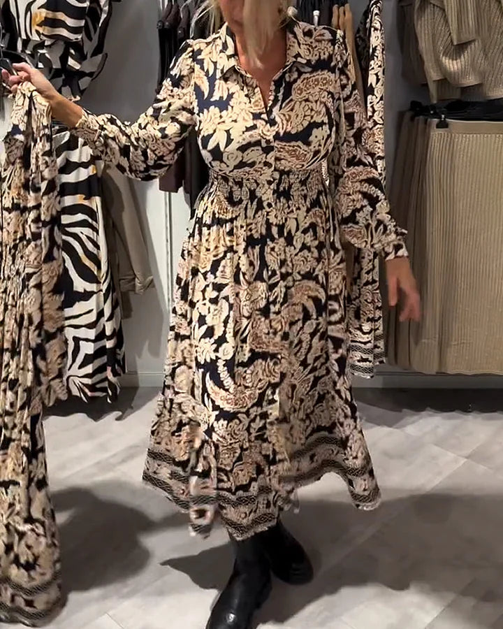 Merle - Vestido Con Estampado De Moda