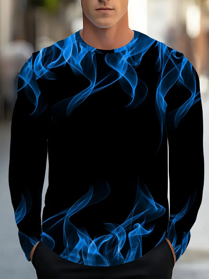 Bartlett - Camisa Informal De Manga Larga Con Cuello Redondo