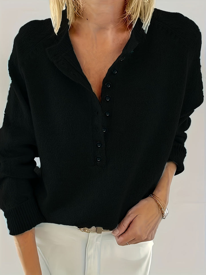 Yelena - Jersey De Manga Larga Con Botones