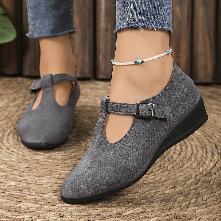 Nannie - Mocasines Ortopédicos Cómodos Con Hebilla