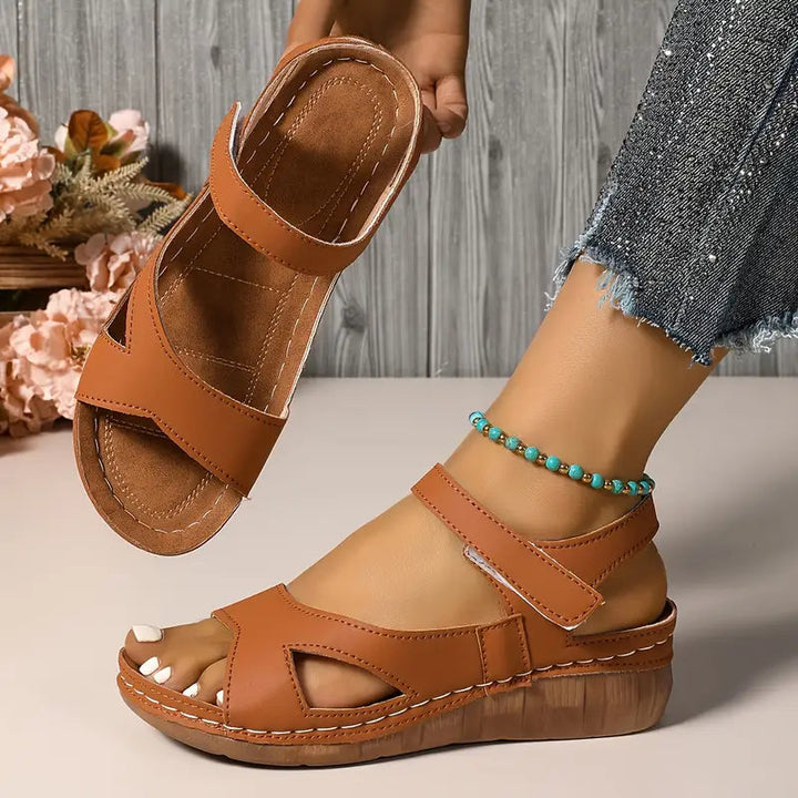 Navina - Sandalias Ortopédicas Con Cuña