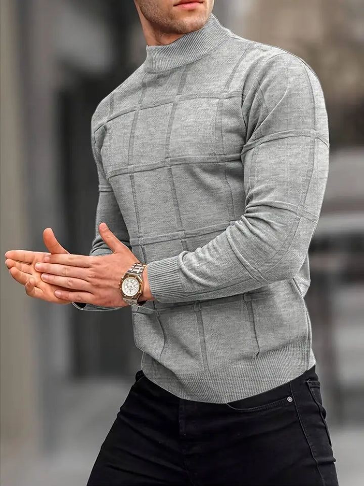 Nunzio - Cómodo Jersey De Cuello Alto De Punto