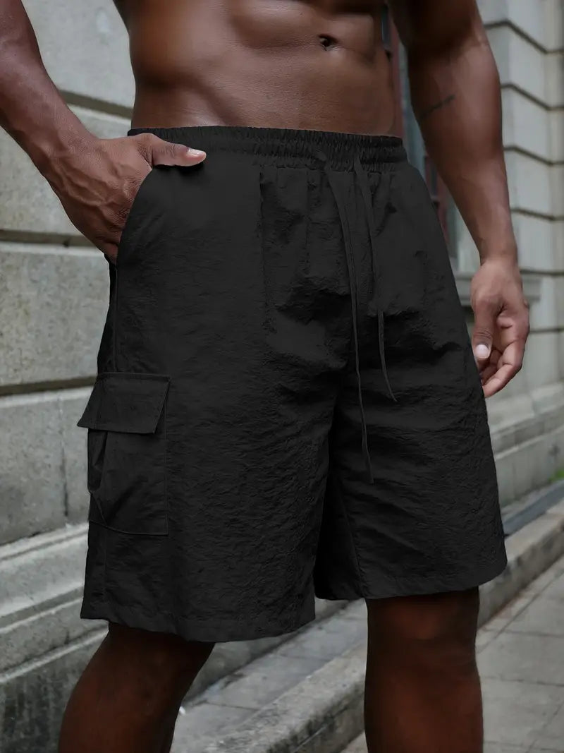 Titov - Pantalones Cortos Elásticos Transpirables