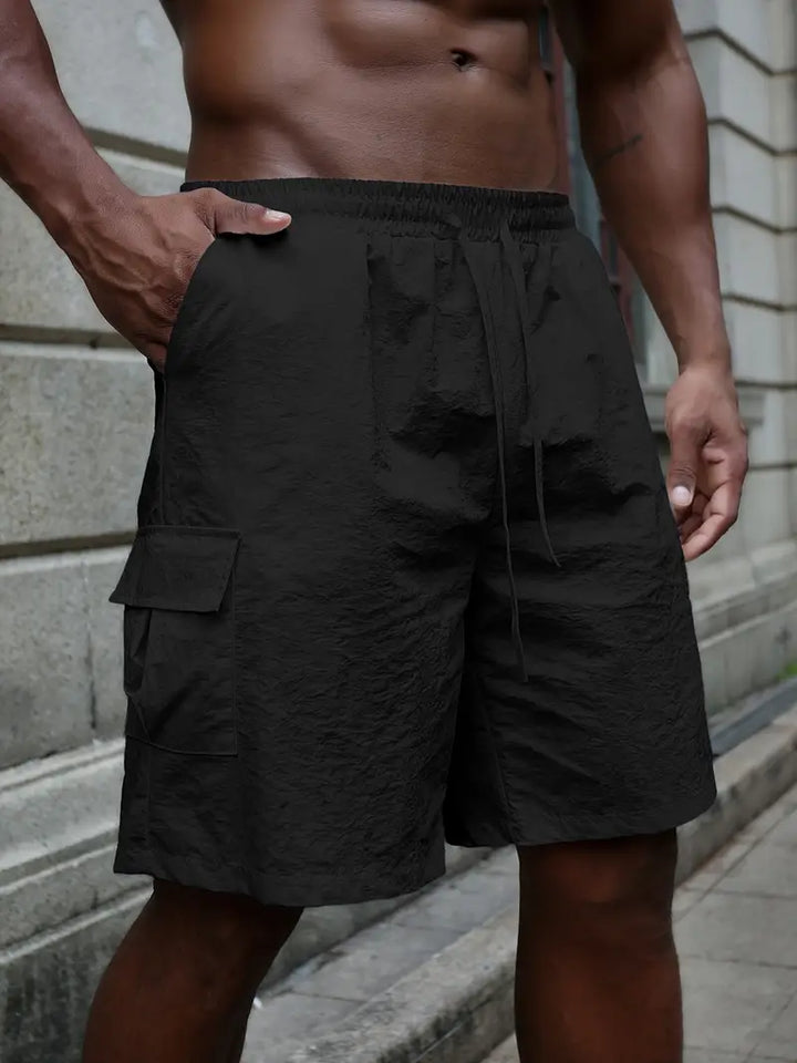 Titov - Pantalones Cortos Elásticos Transpirables