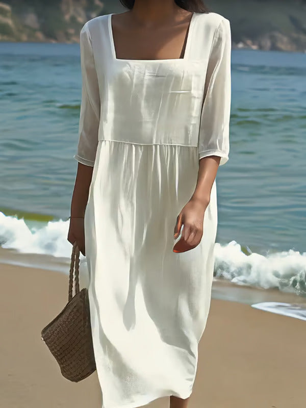 Odonnell - Vestido Informal De Lino