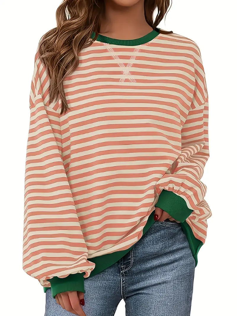 Nirina - Camisa De Manga Larga Con Estampado a Rayas
