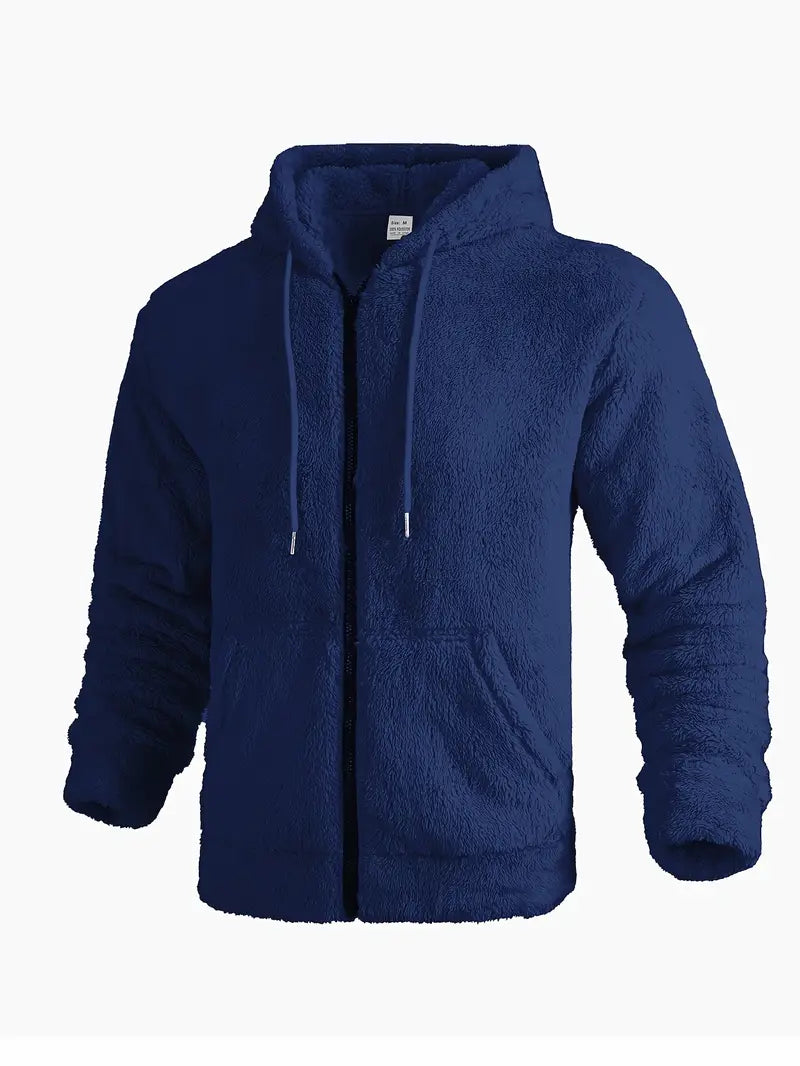 Ushakov - Sudadera Con Capucha y Cremallera Manga Larga Estilo Informal