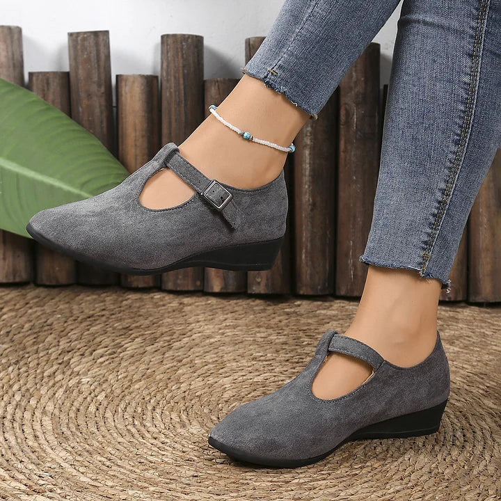 Nannie - Mocasines Ortopédicos Cómodos Con Hebilla