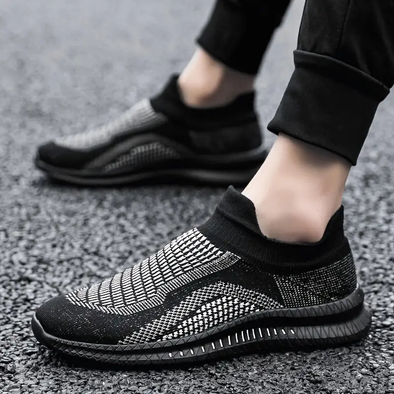 FlexStride - Zapatillas Deportivas De Punto Ligeras y Transpirables