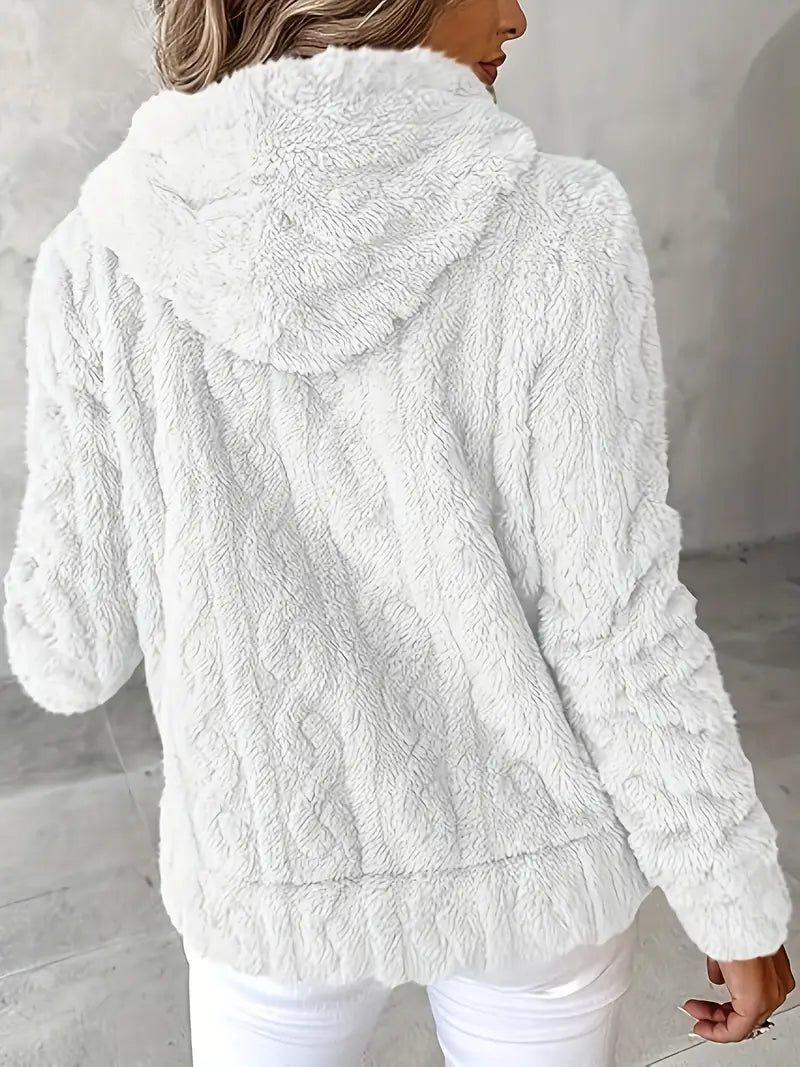 Ganka - Sudadera Con Capucha y Cremallera De Manga Larga