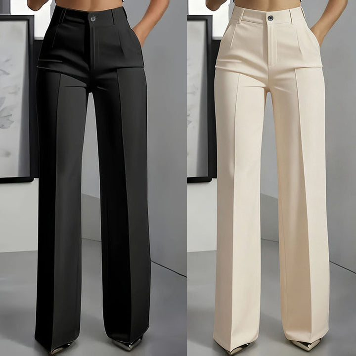 Linaya - Pantalones De Traje de Cintura Alta