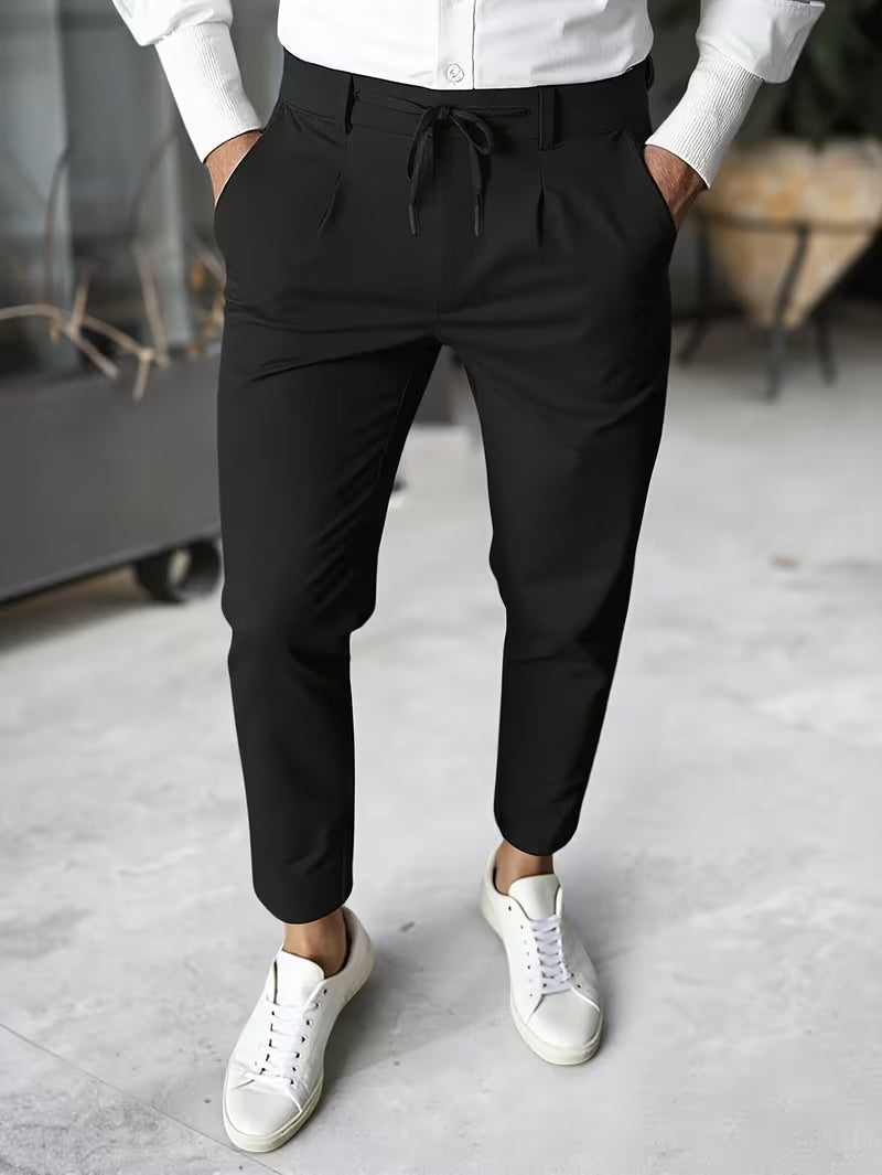 Krsto - Pantalones Con Cinturilla De Alta Gama