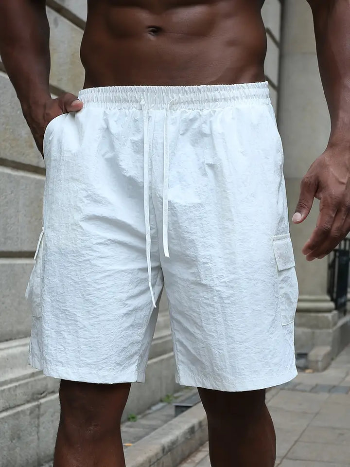 Titov - Pantalones Cortos Elásticos Transpirables