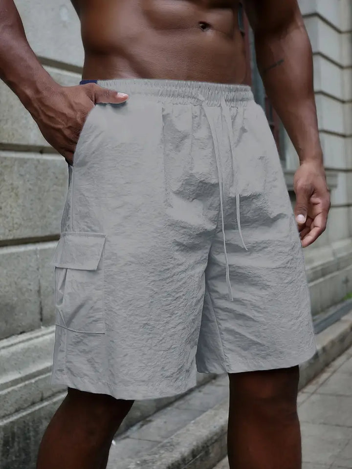 Titov - Pantalones Cortos Elásticos Transpirables