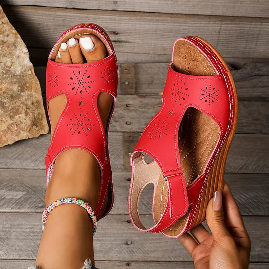 Setia - Cómodas Sandalias Con Cuña