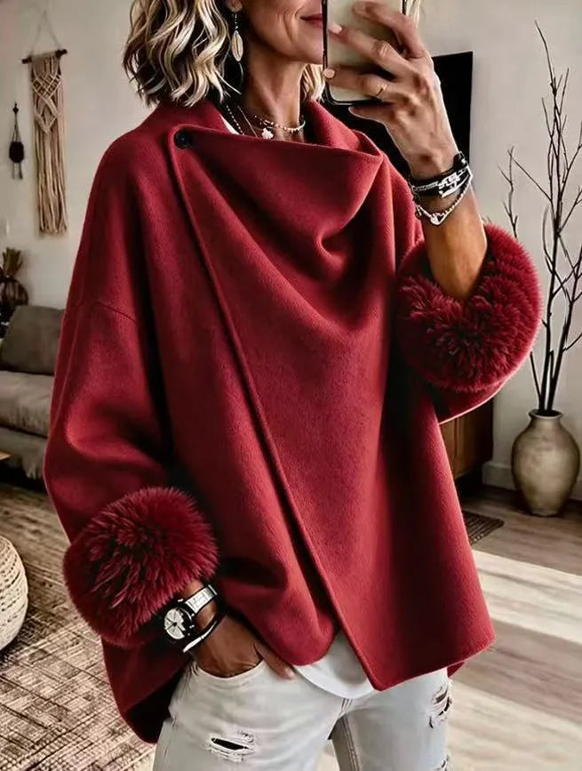 Maddia - Elegante Chaqueta De Pelo Sintético