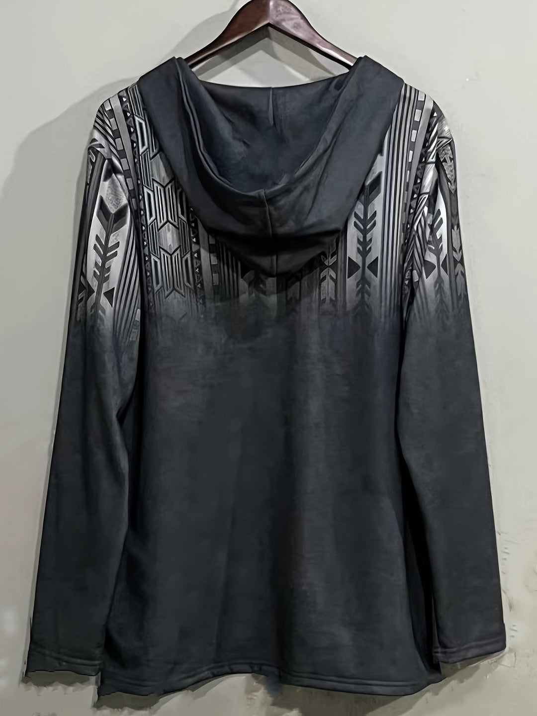 Sandeep - Sudadera Con Capucha Informal Estampada en 3D