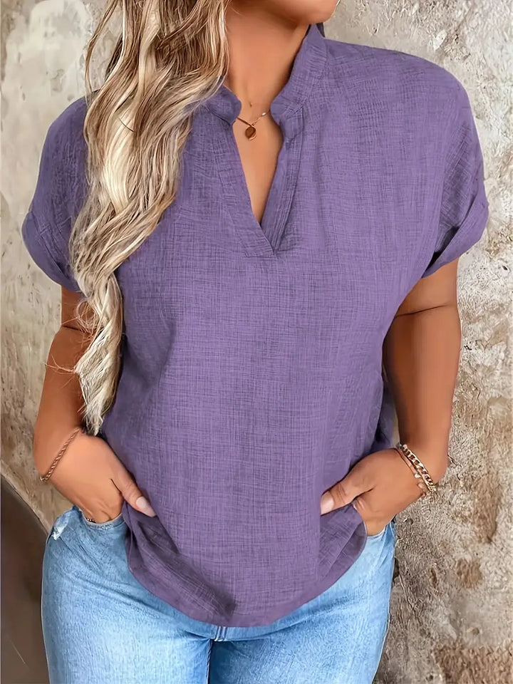Rosabelle - Blusa Informal Con Cuello En V