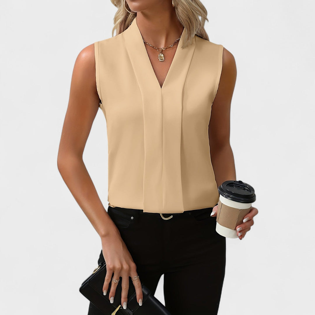 Nekane - Elegante Blusa Sin Mangas