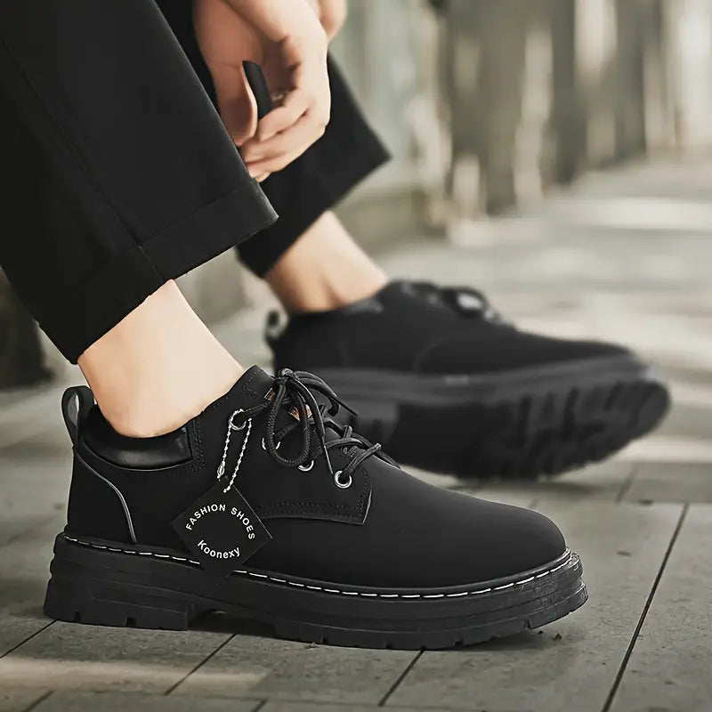 Trevino - Zapatos Clásicos Con Cordones y Puntera Redondeada